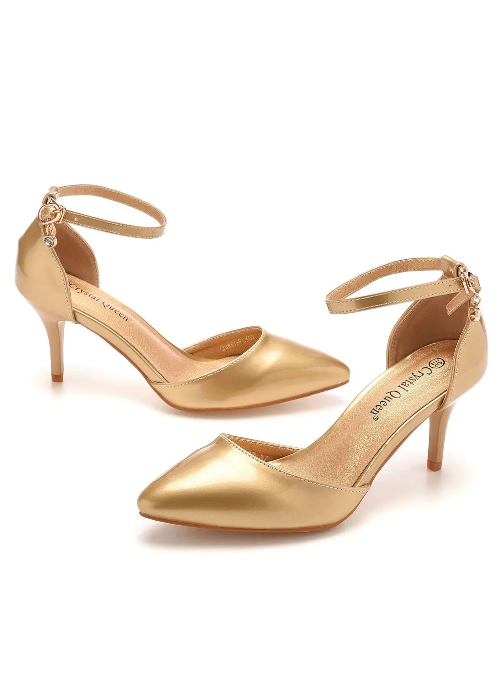 7 cm Thin-heeled Pointed Sandals