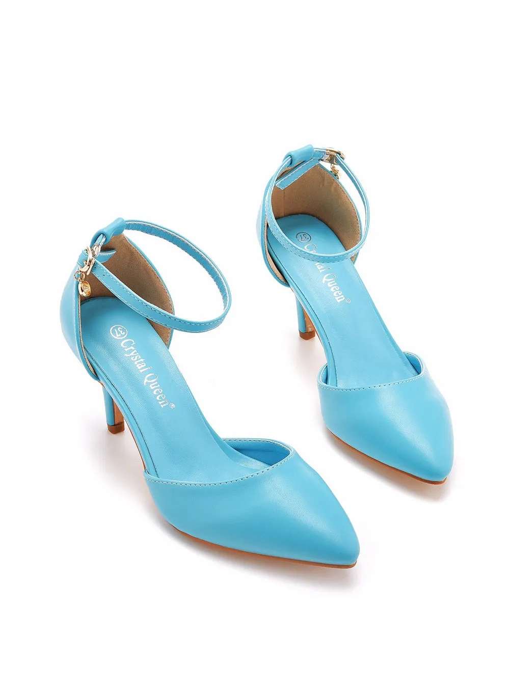 7 cm Thin-heeled Pointed Sandals