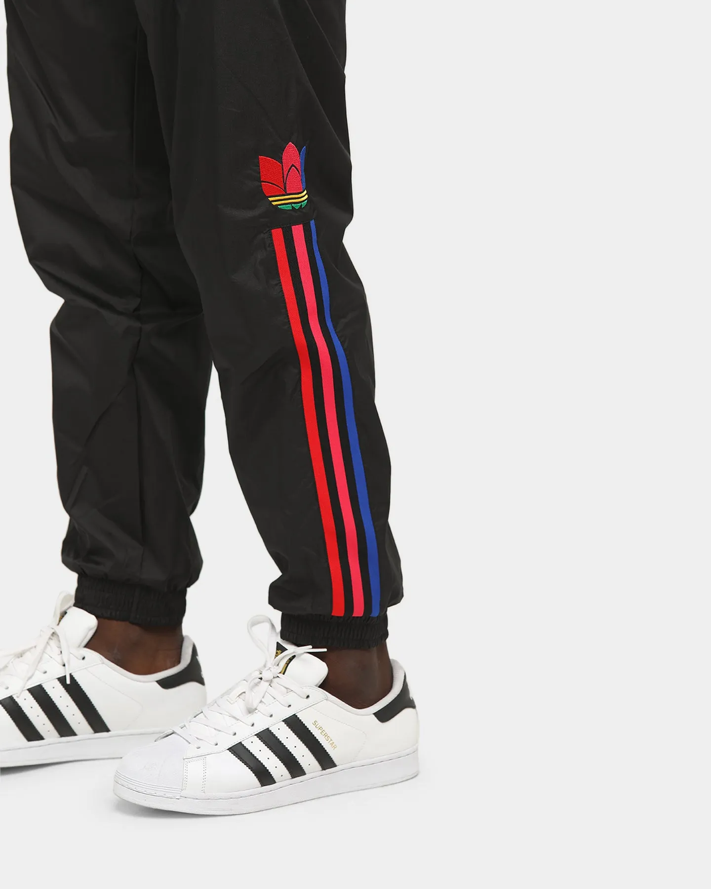 Adidas 3D Trefoil 3 Stripe Trackpant Black