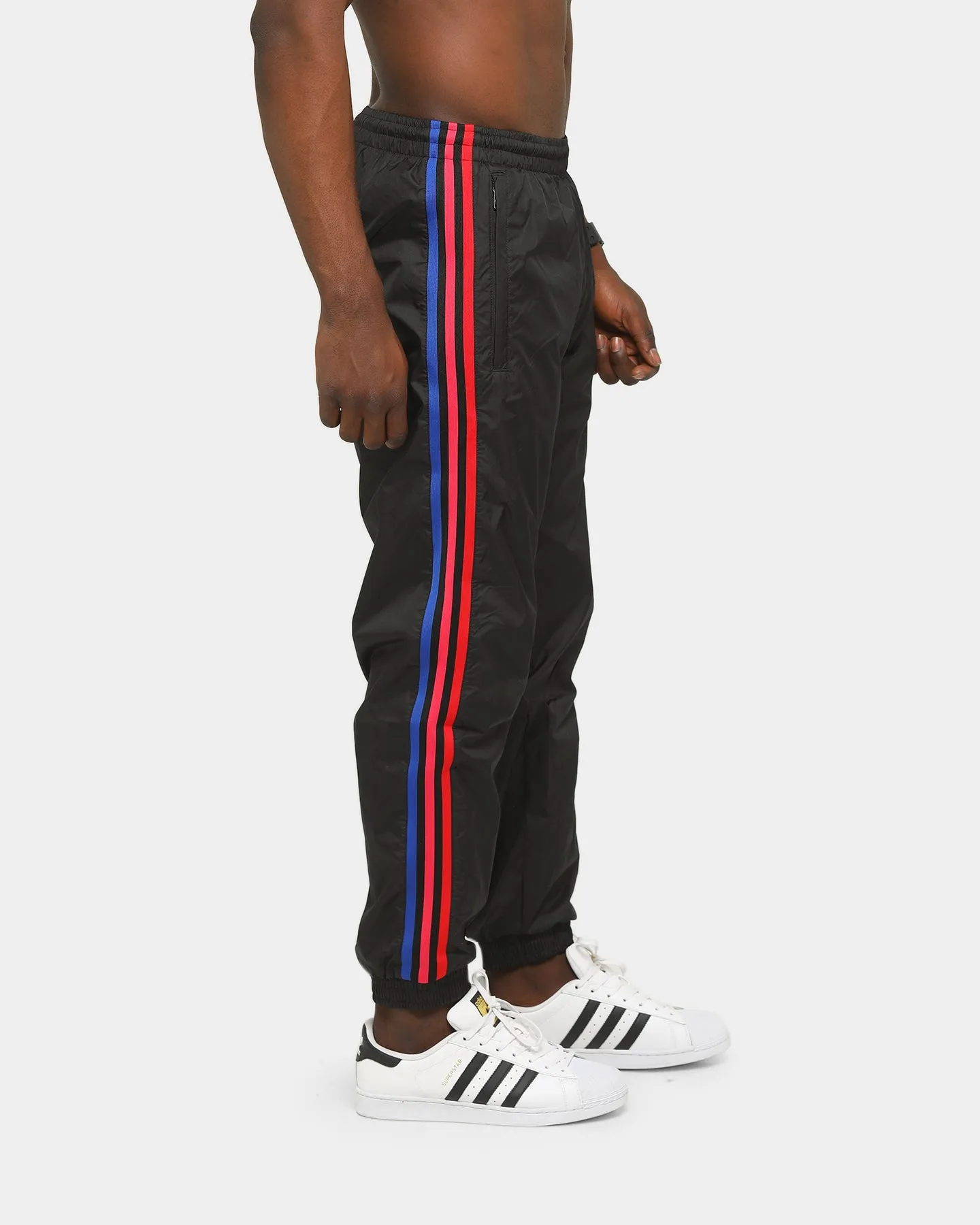 Adidas 3D Trefoil 3 Stripe Trackpant Black