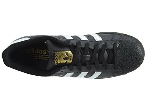 adidas Originals mens Superstar Sneaker, Core Black/White/Core Black, 9.5 US