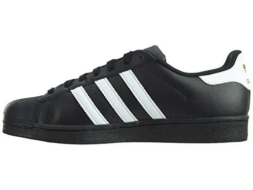 adidas Originals mens Superstar Sneaker, Core Black/White/Core Black, 9.5 US