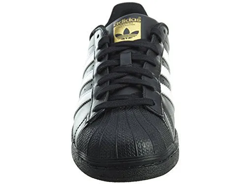 adidas Originals mens Superstar Sneaker, Core Black/White/Core Black, 9.5 US