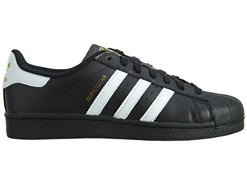 adidas Originals mens Superstar Sneaker, Core Black/White/Core Black, 9.5 US