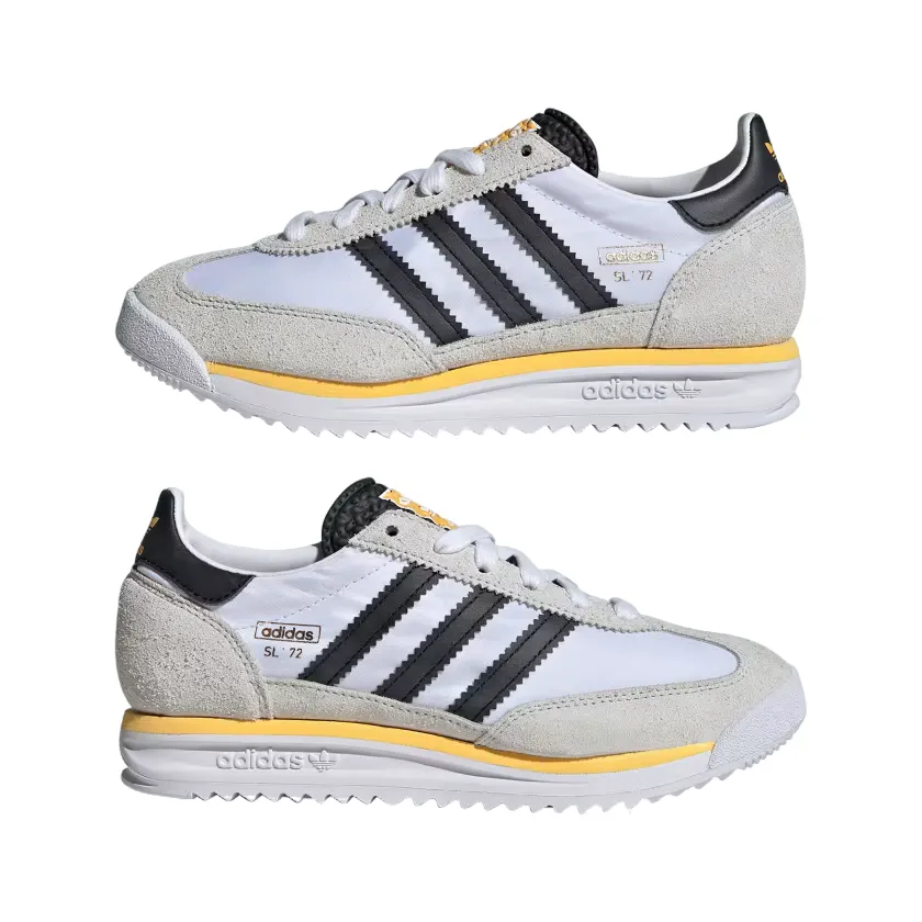 Adidas Originals scarpa sneakers da ragazzi SL 72 RS IH8077 bianco-nero