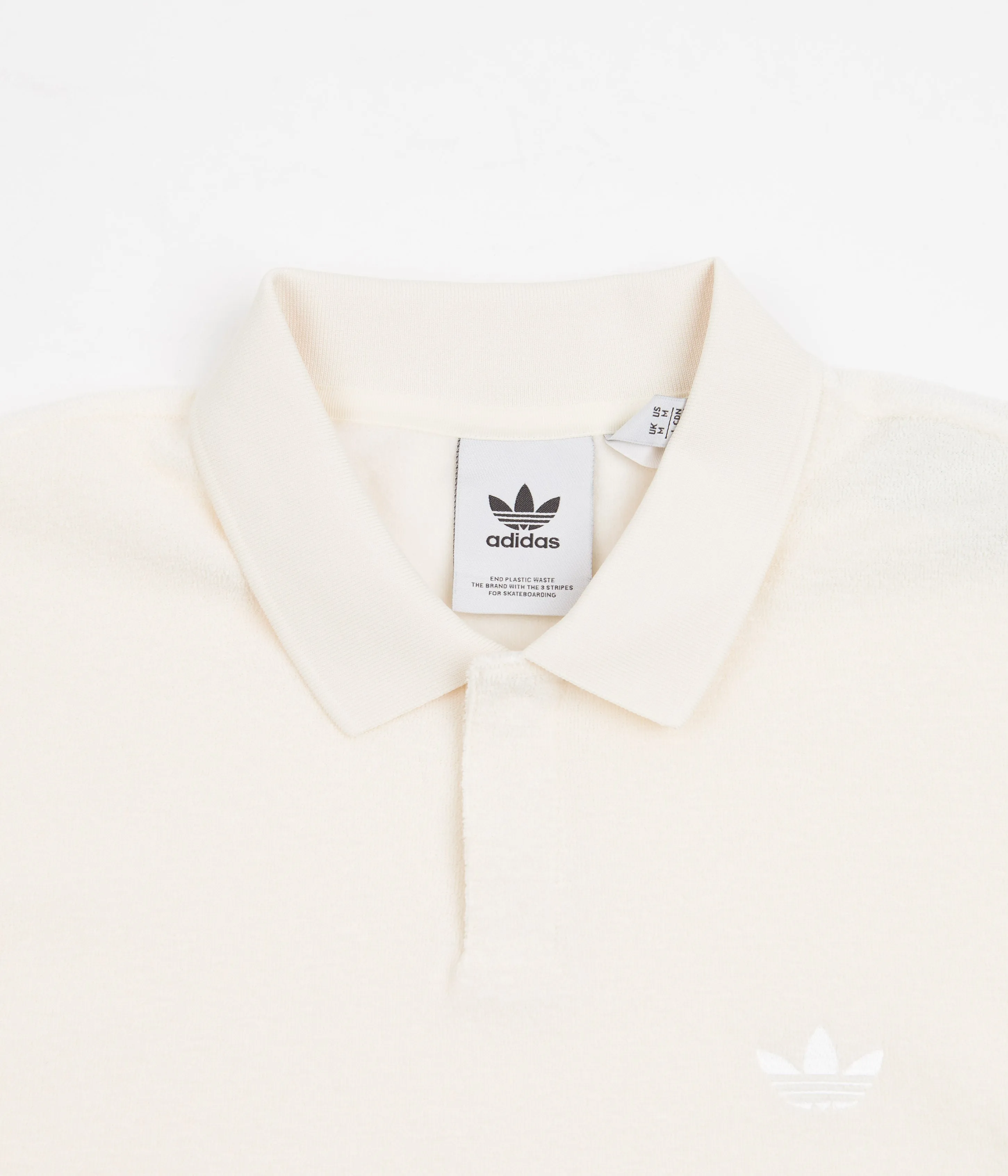 Adidas Tennis Polo Shirt - Cream White / White