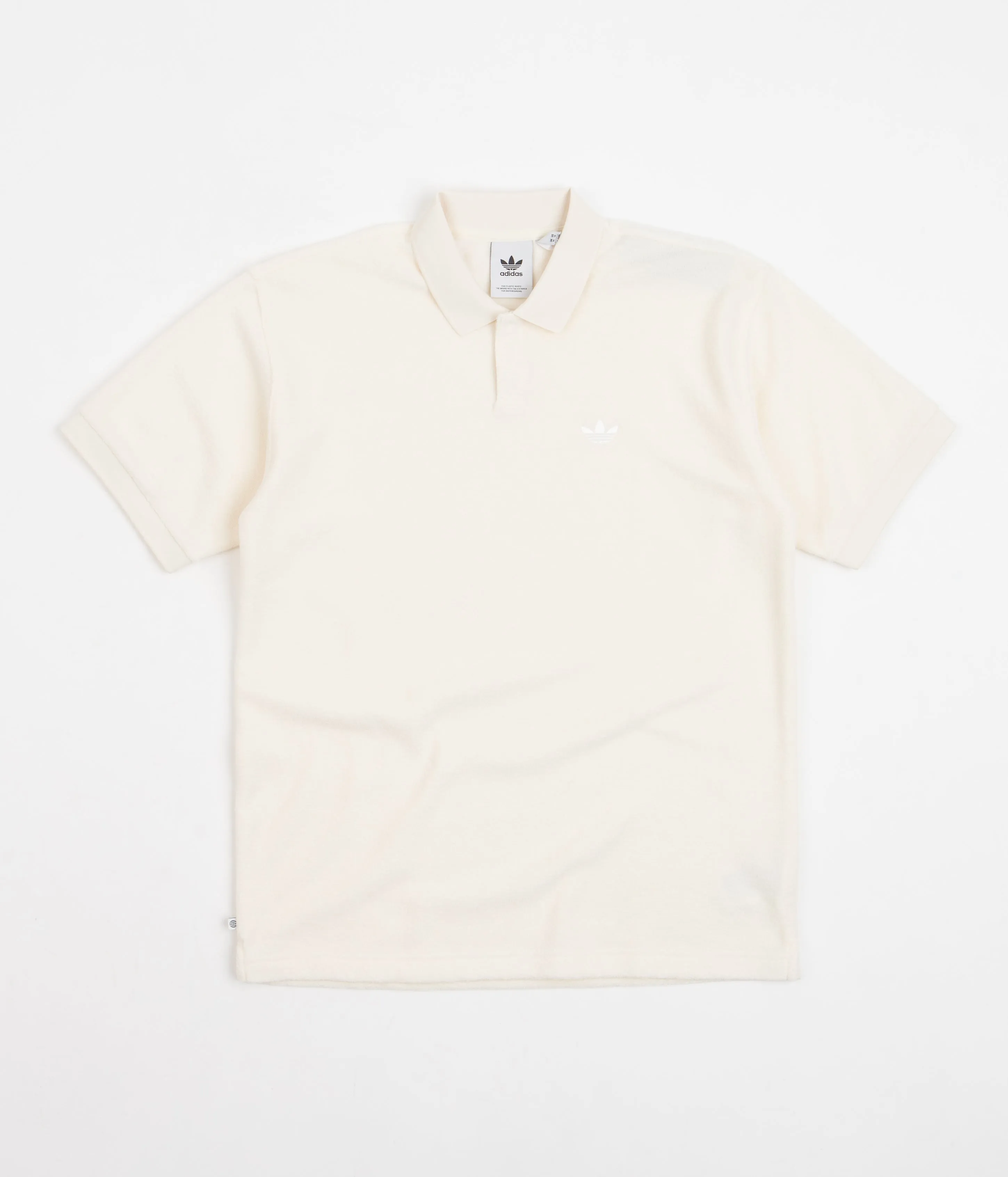 Adidas Tennis Polo Shirt - Cream White / White