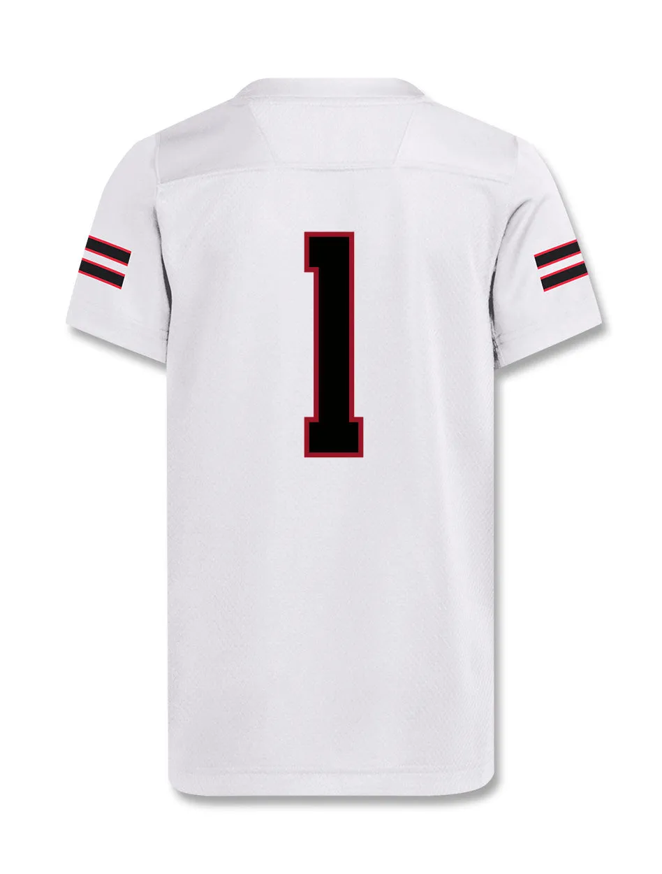 Adidas Texas Tech #1 Youth Replica Jersey