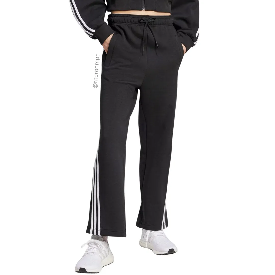 Adidas Women's Future Icons 3 Stripes Pants - Black