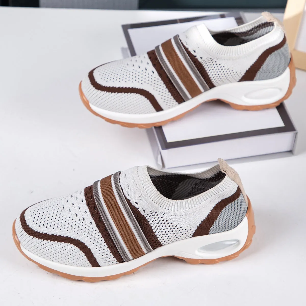 Allie Breathable Round Toe Sneakers