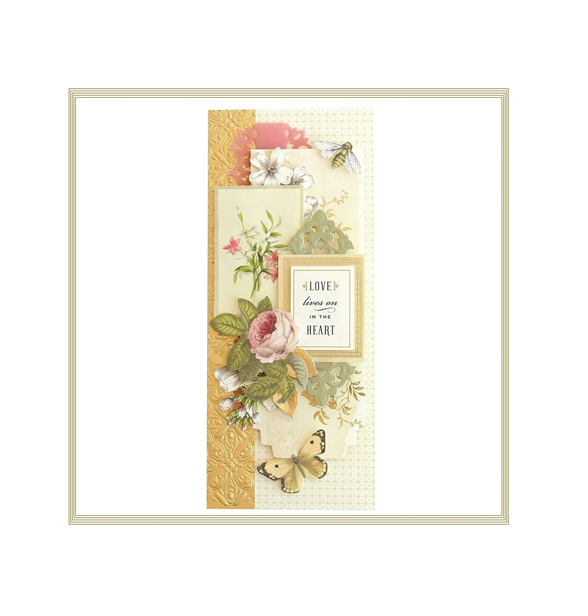 Anna Griffin Sending Sympathy Card Kit | Card Making Set for DIY Condolence Cards with Envelopes | Sentiment Stickers