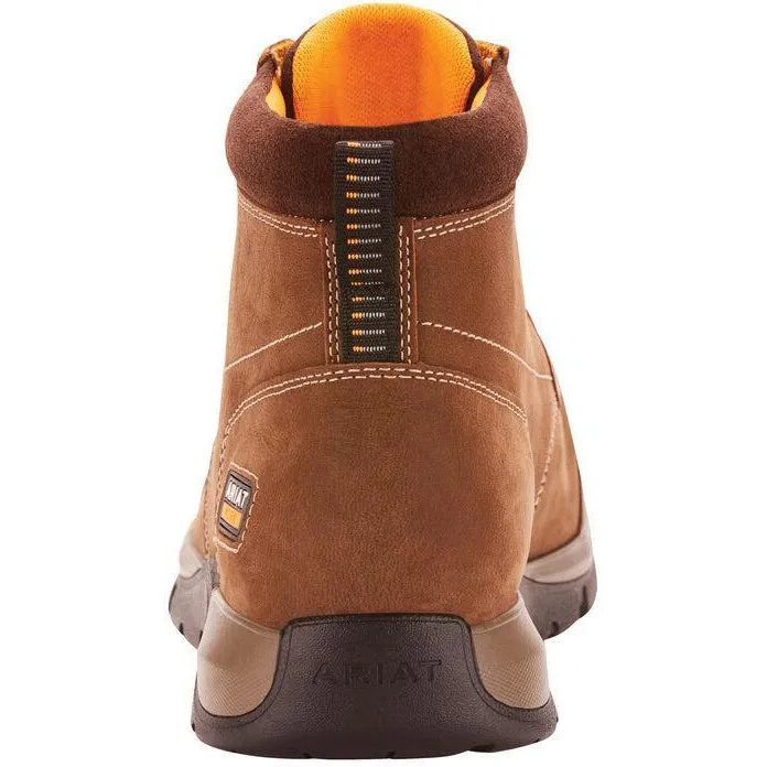 Ariat Men's Edge LTE Chukka 6" Comp Toe Work Boot - Brown - 10024951