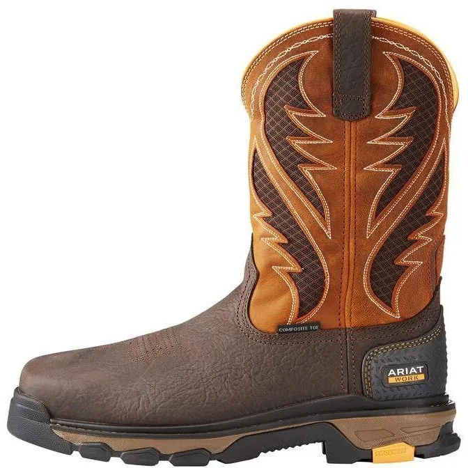 Ariat Men's Intrepid VentTEK 11" Comp Toe Work Boot - Brown - 10023042