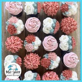 Baby In Bloom Custom Baby Shower Cupcakes