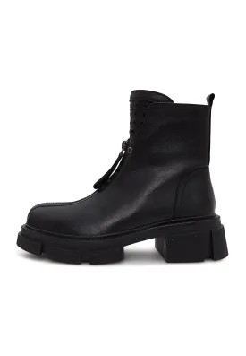 Block Heel Classic Ankle Boots