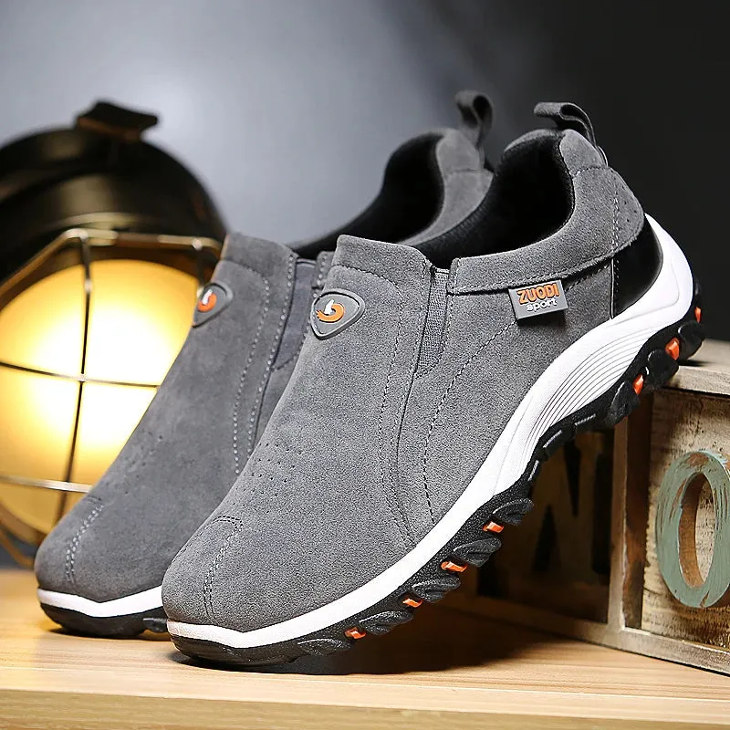 Breathable Autumn Sneakers: Lightweight Men's Slip-On Loafers