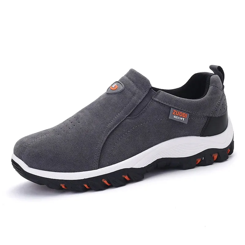 Breathable Autumn Sneakers: Lightweight Men's Slip-On Loafers