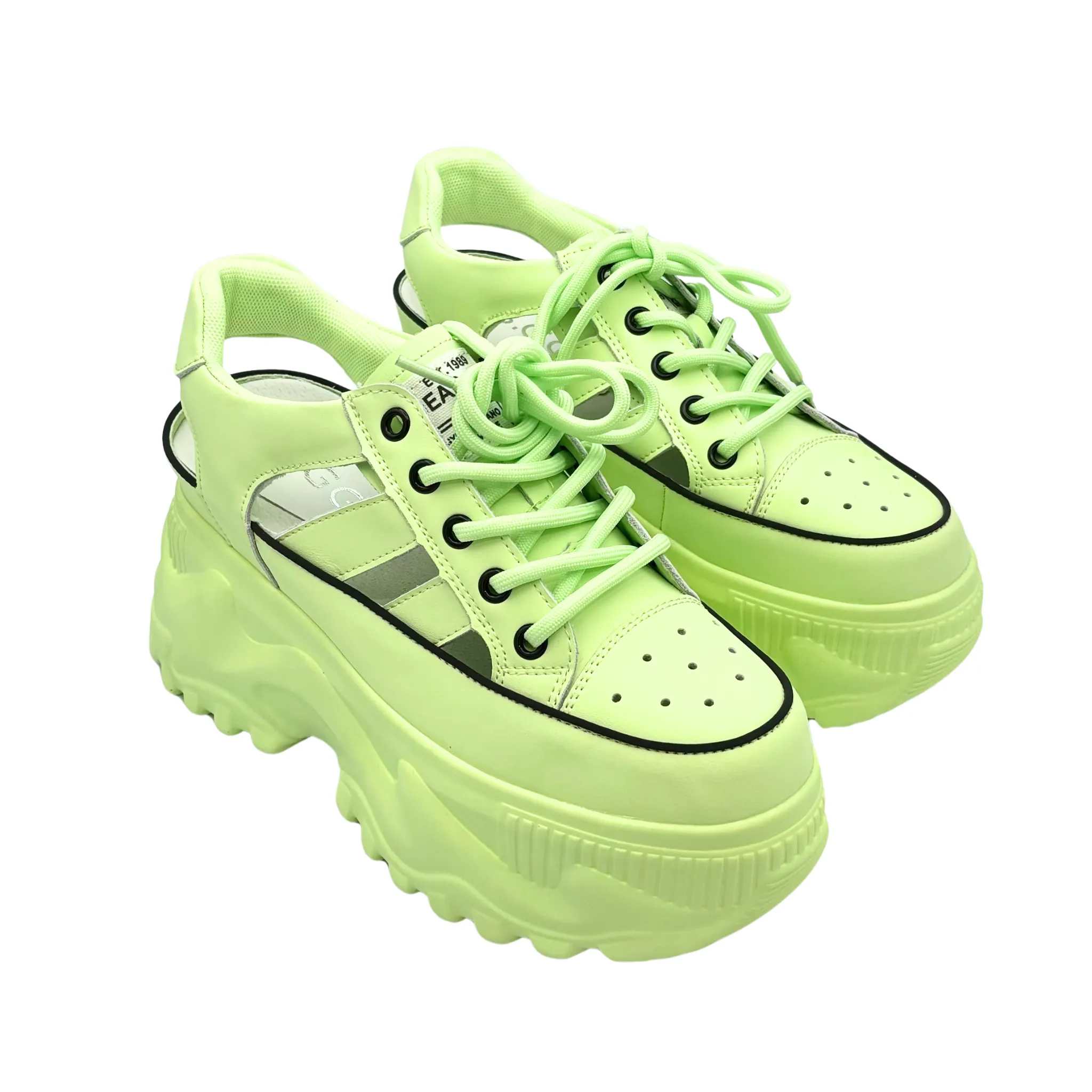 Breathable Platform Mule Sneakers