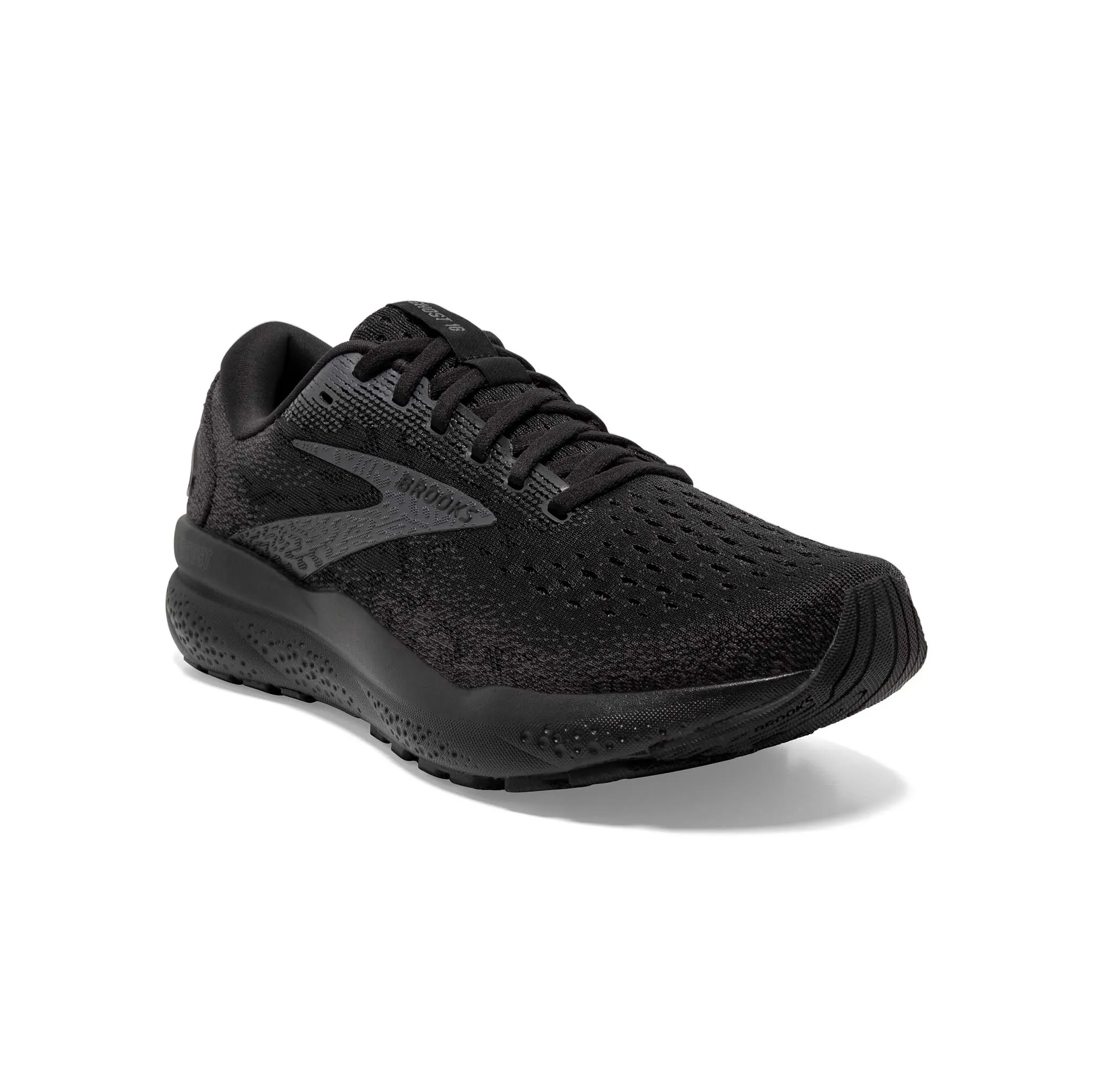 Brooks | Men's Ghost 16 Running Shoes - Black/Black/Ebony