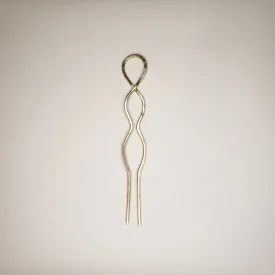 Bubble Brass Hair Pin