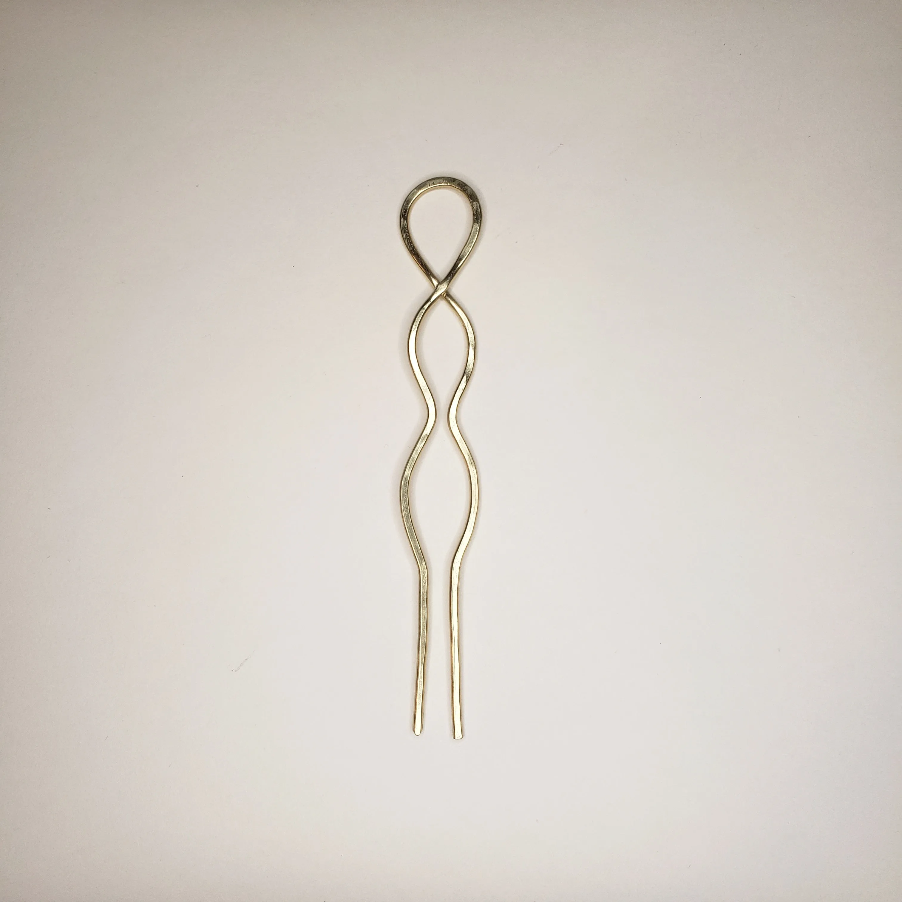 Bubble Brass Hair Pin