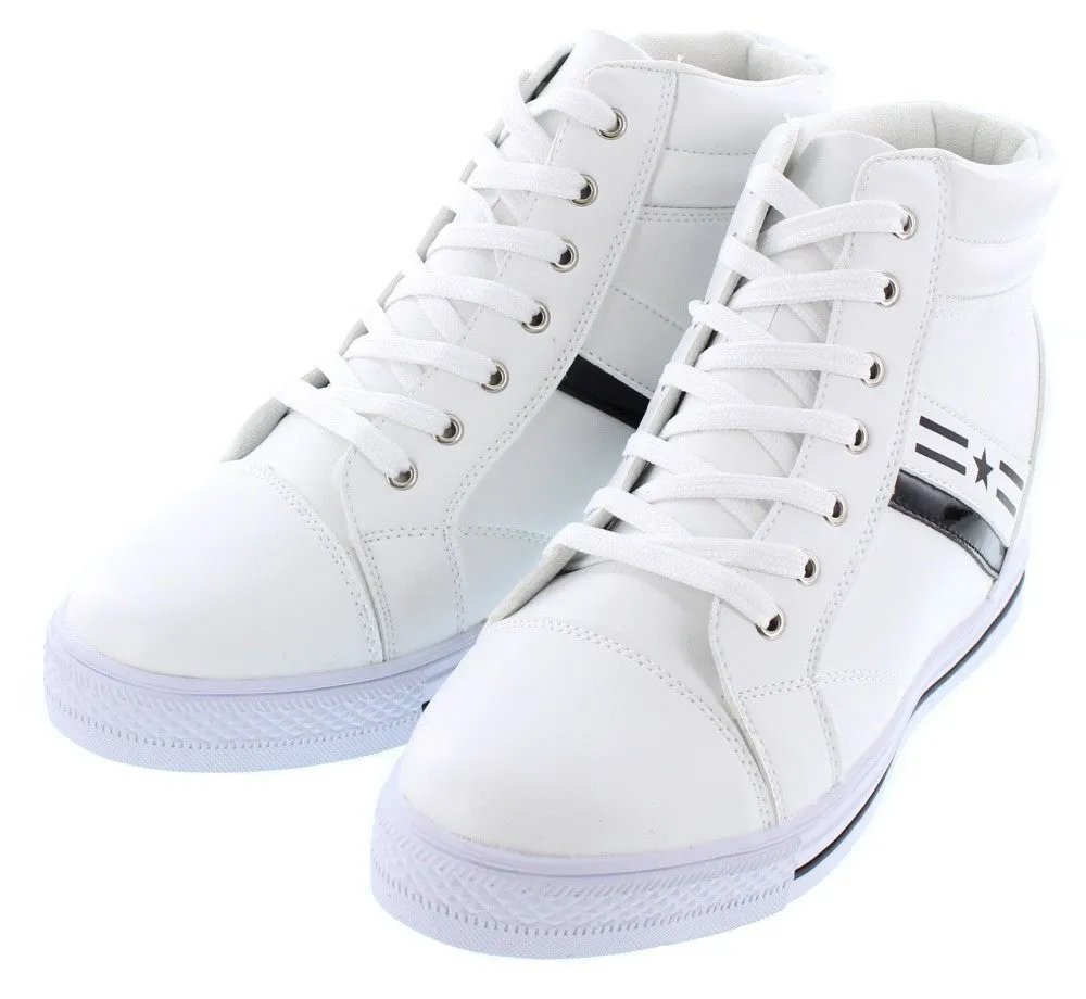 CALDEN High-Top Elevator Sneakers - Three Inches - K107222