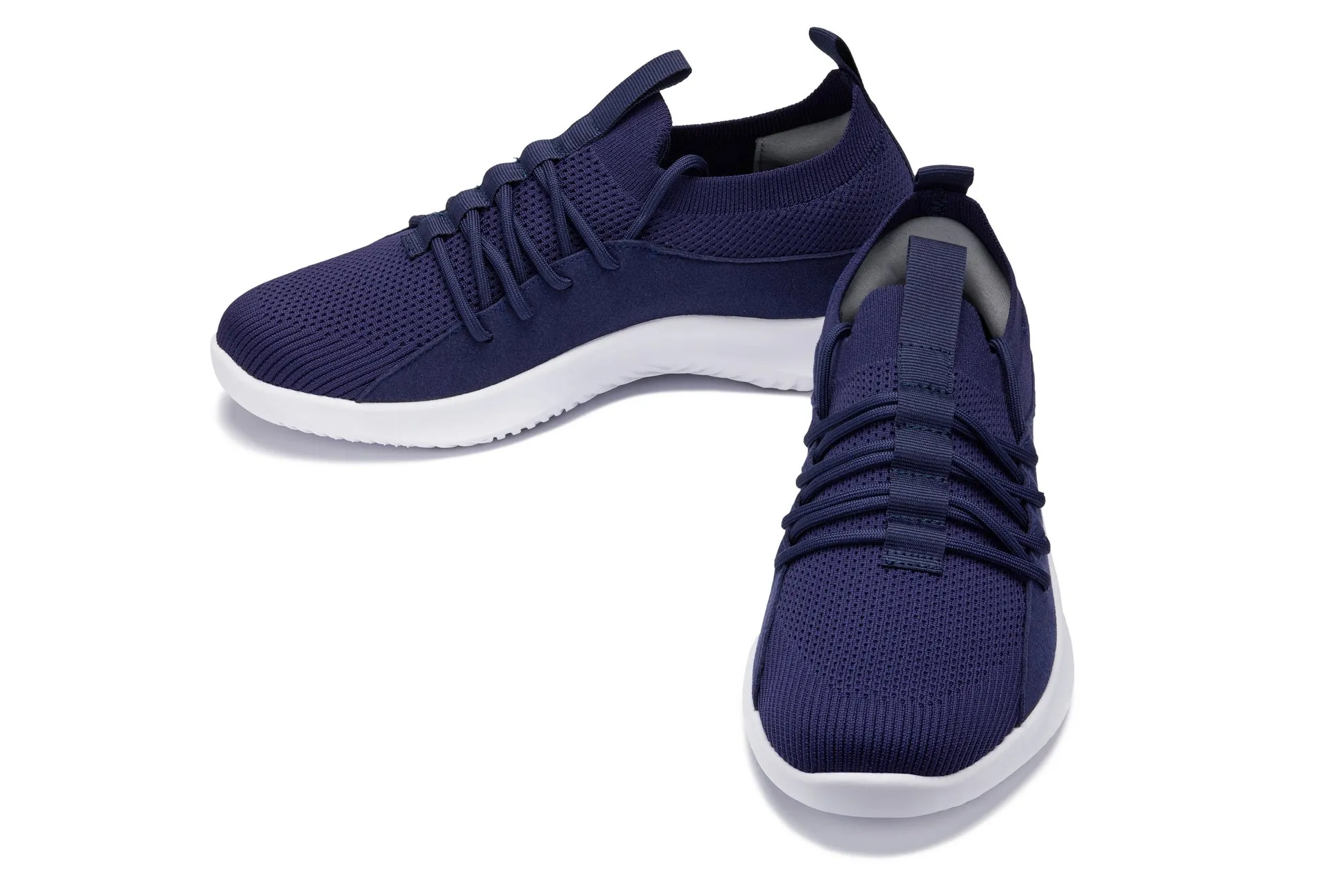 CALTO - Q135 - 2.4 Inches Taller (Navy/White Sole) - Ultra Lightweight Sneakers