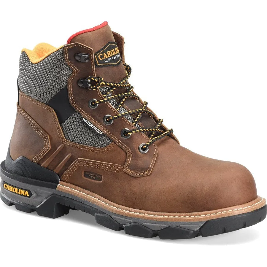 Carolina Men's Cancellor 6" WP Slip Resist CT Work Boot - Brown - CA7831