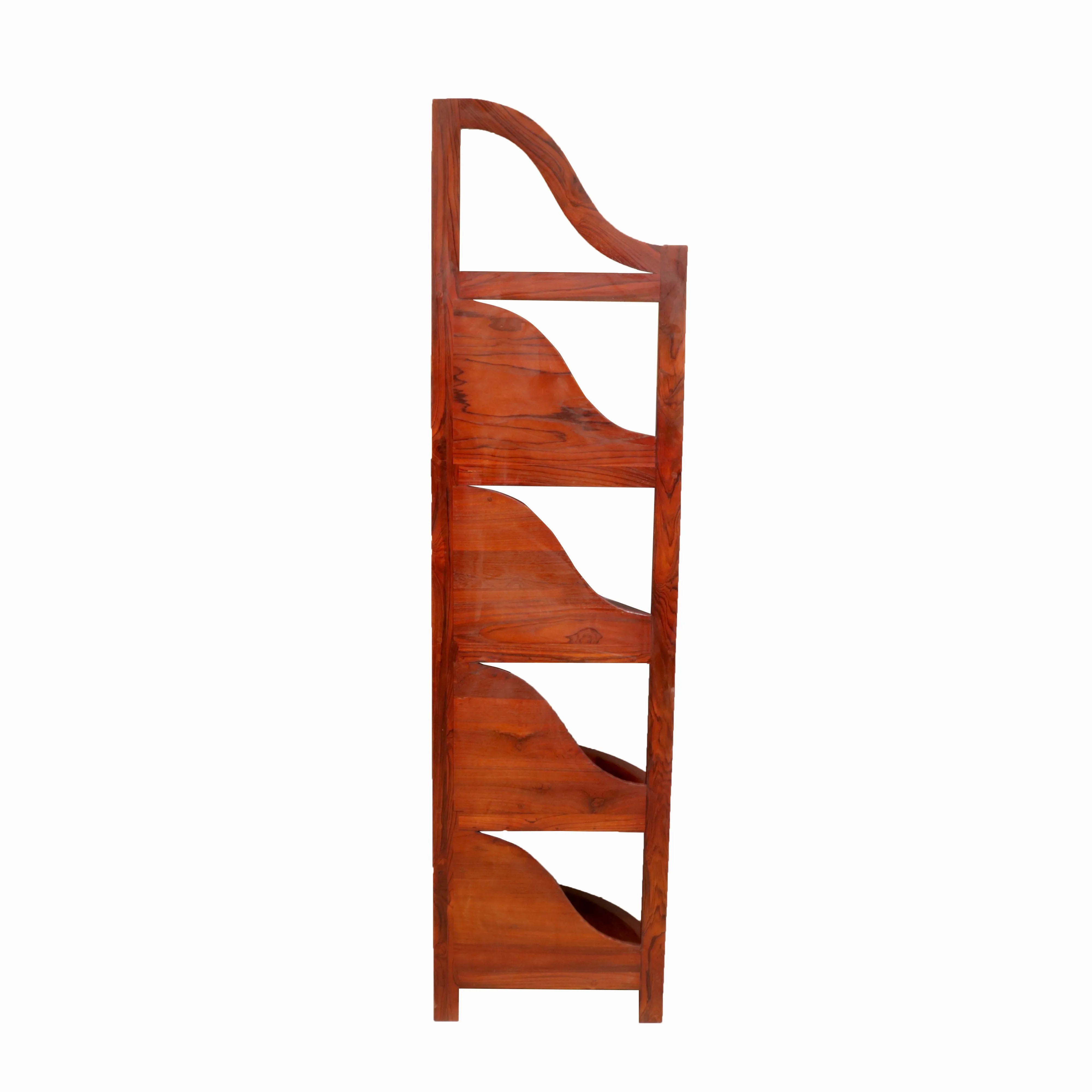 Carved Semi-Round Corner Rack