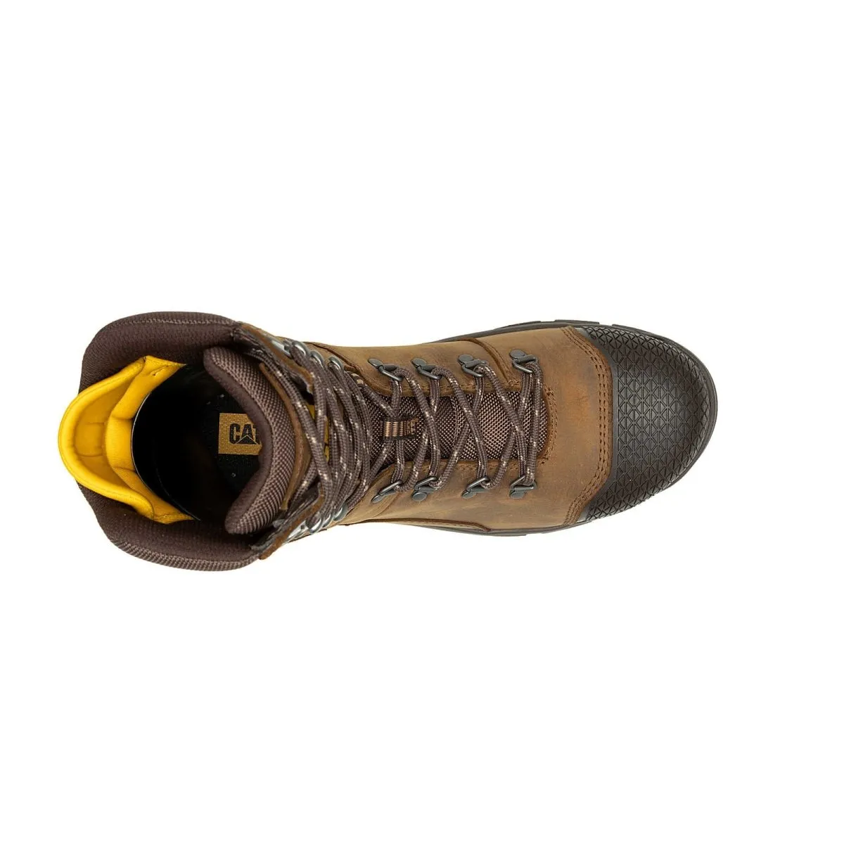 Caterpillar Accomplice X 8" Waterproof Steel Toe Men's Work Boot (p91642) In Real Brown