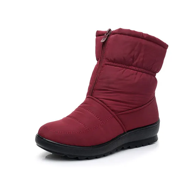 Claret Boots Waterproof Winter Boots