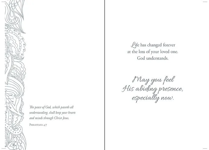 Classic Condolences Sympathy Boxed Cards (box of 12)