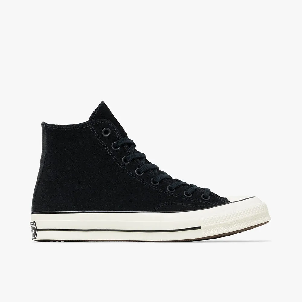 Converse Chuck 70 Hi Suede Black / Egret - Ancestral Blue