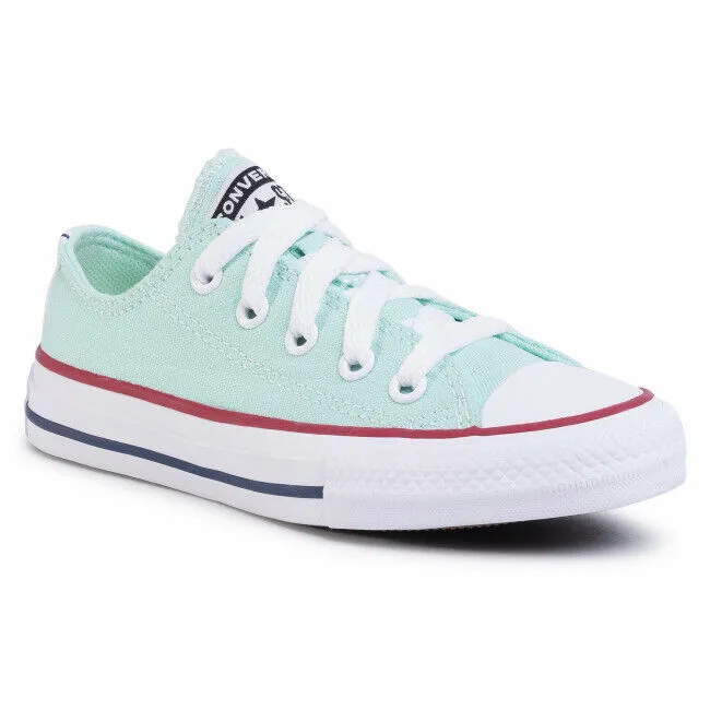 Converse Chuck Taylor All Star Ox 666821C Zelen Pre School Kid Shoes AMRS710