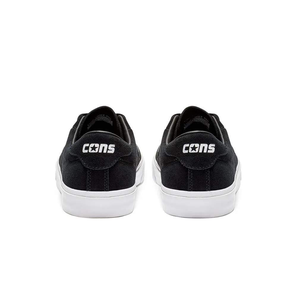 Converse Louie Lopez Pro Ox Suede Shoes - Black / White