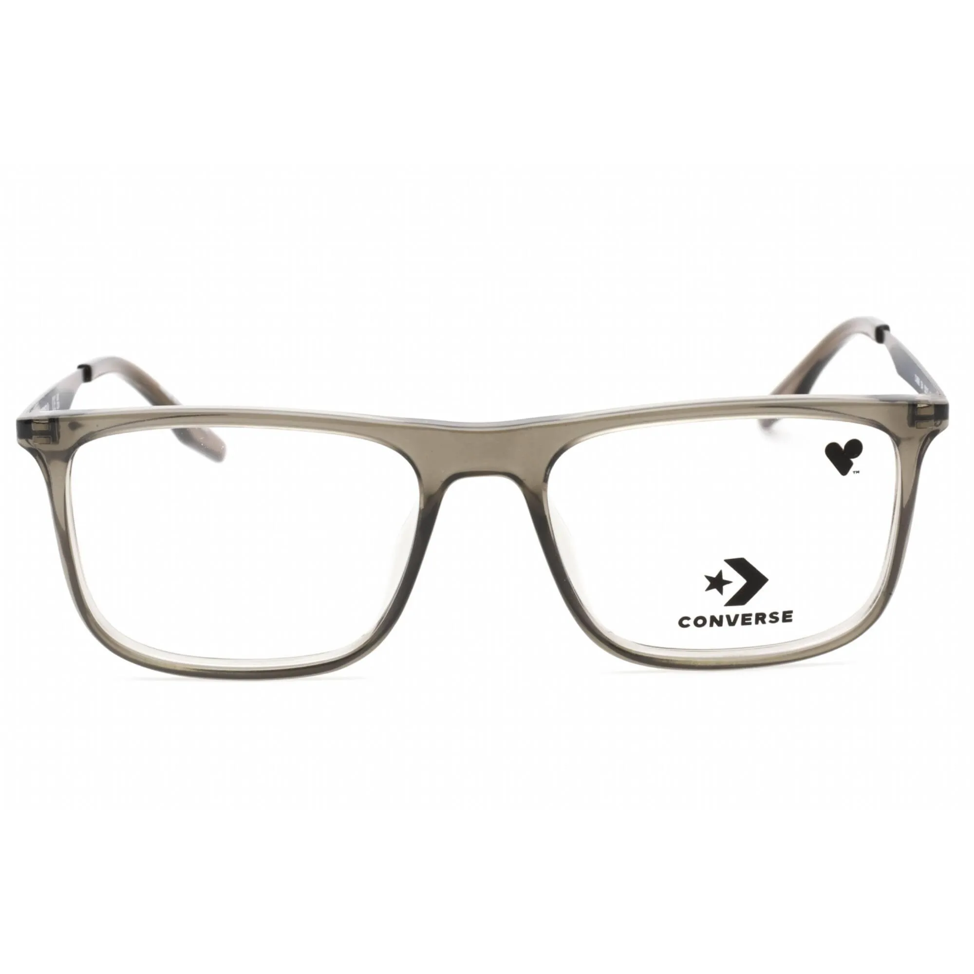 Converse Men's Eyeglasses - Crystal Engine Smoke Plastic Full Rim Frame | CV8006 254