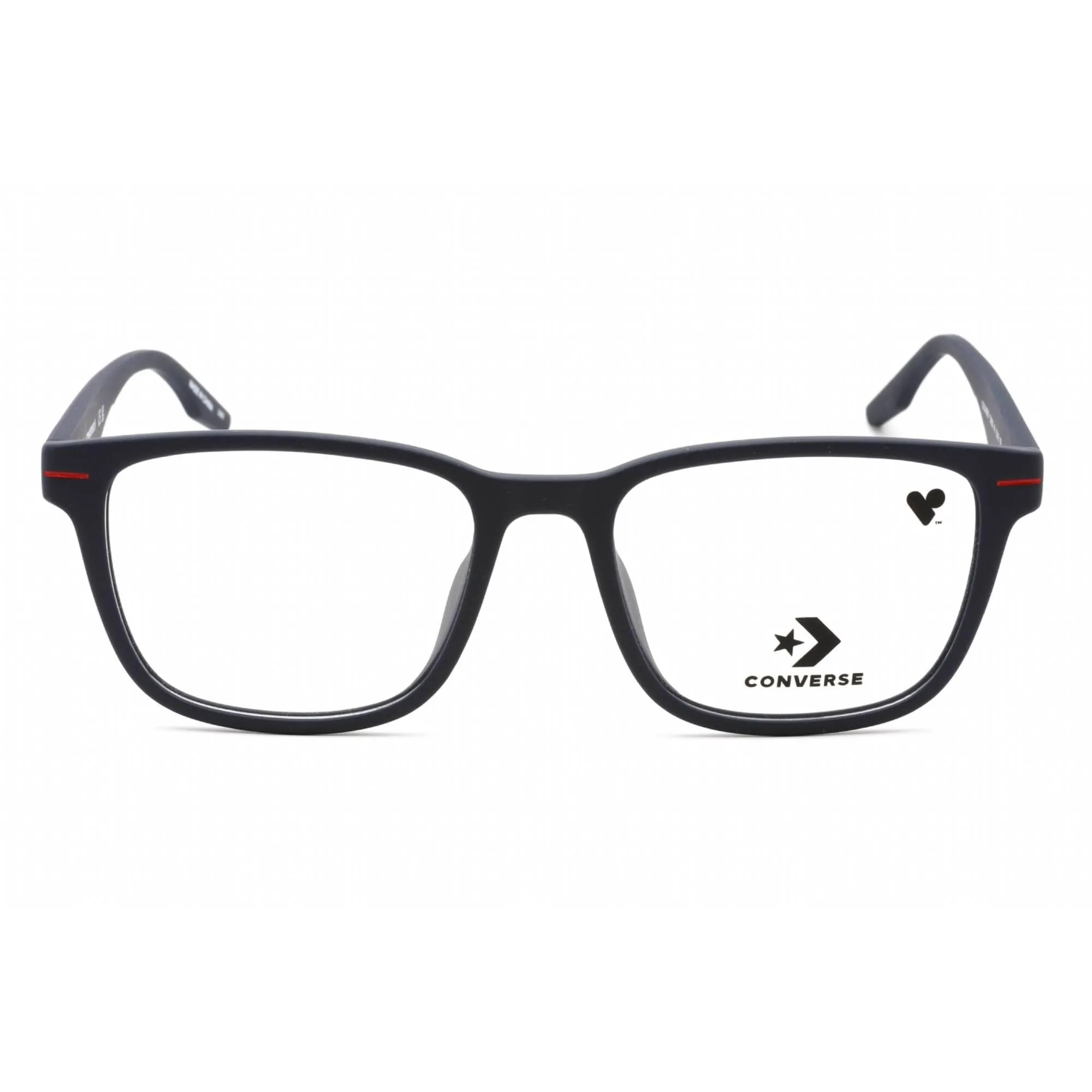 Converse Men's Eyeglasses - Full Rim Matte Obsidian Plastic Rectangular | CV5008 411