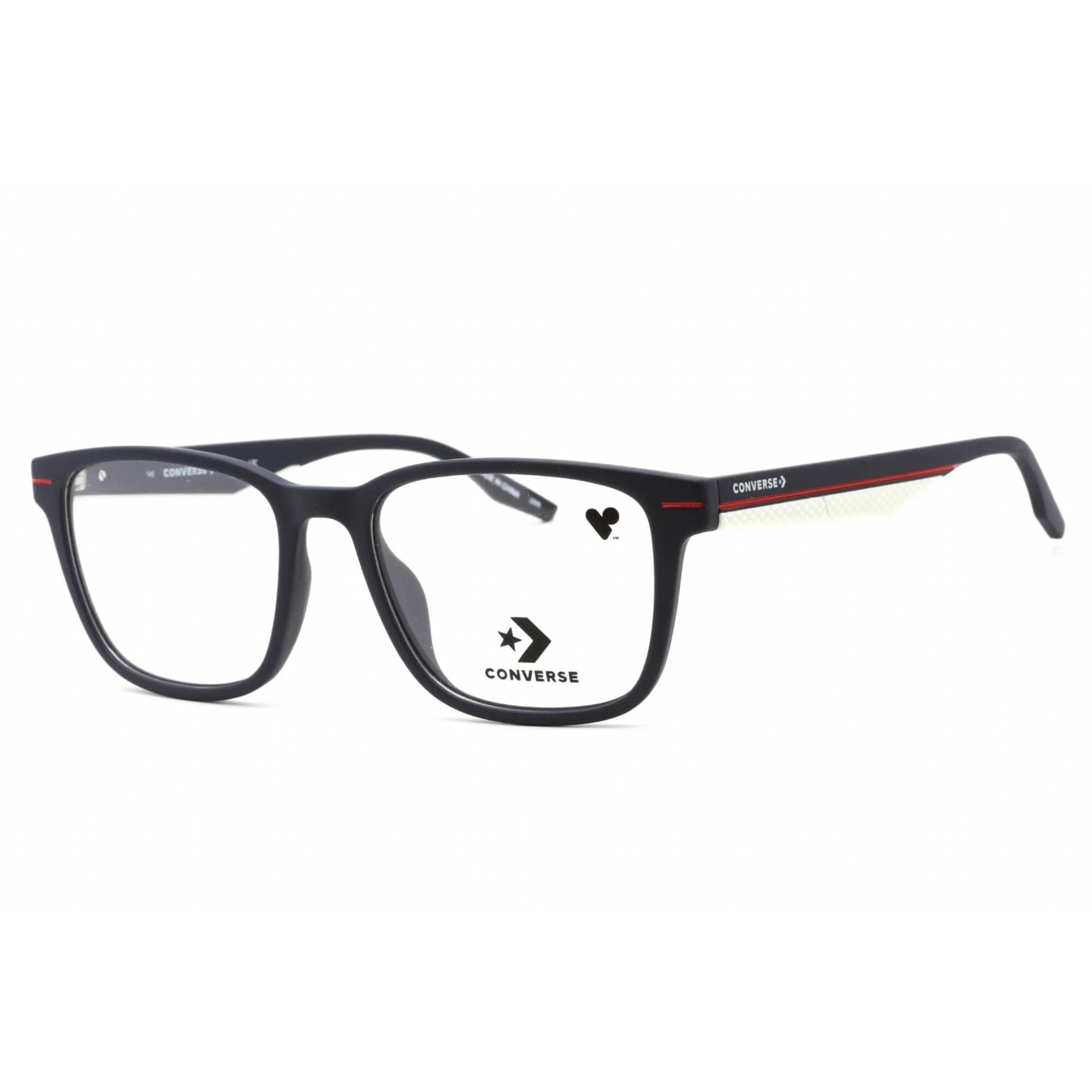 Converse Men's Eyeglasses - Full Rim Matte Obsidian Plastic Rectangular | CV5008 411