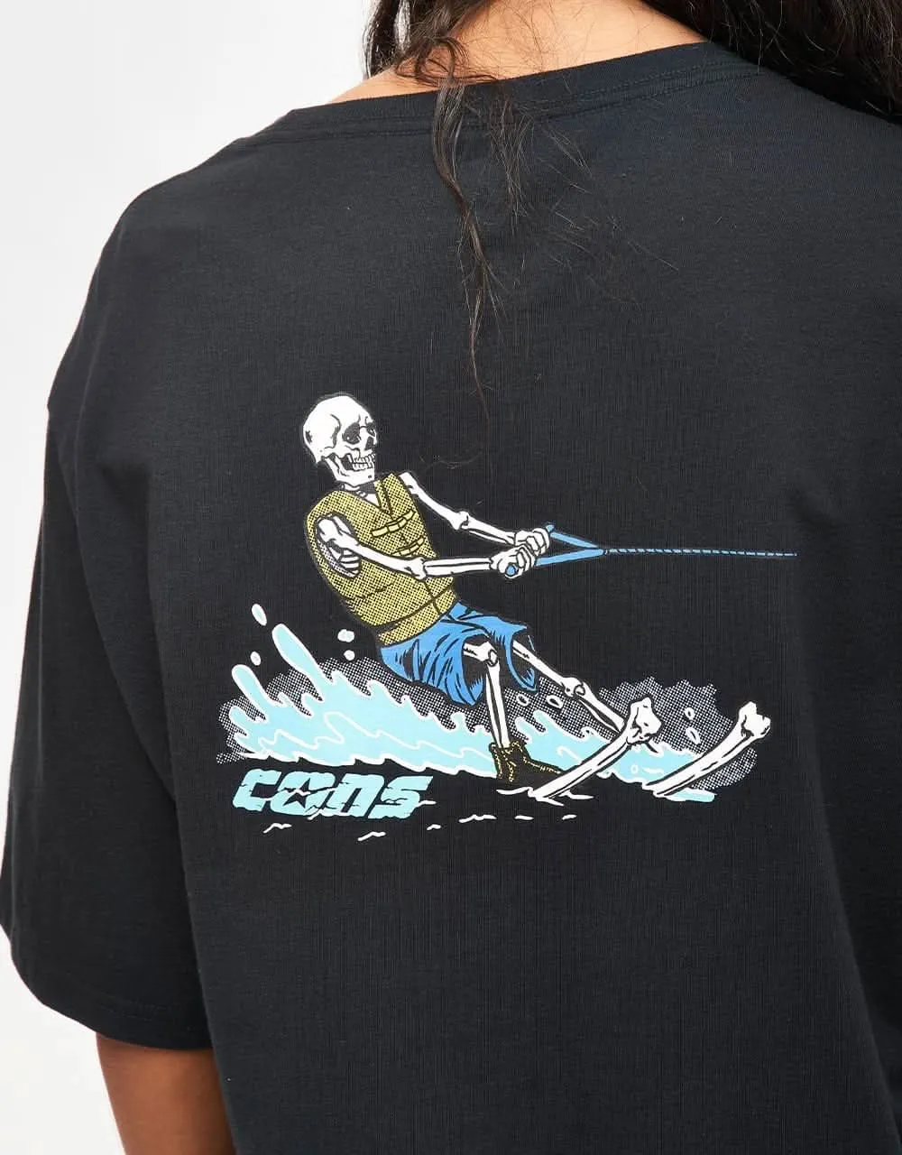 Converse Skeleton Water Ski T-Shirt - Converse Black