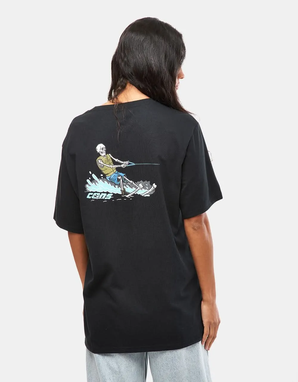 Converse Skeleton Water Ski T-Shirt - Converse Black