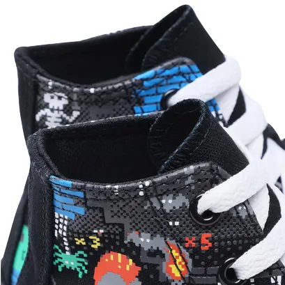 Converse sneakers alta da bambino in tela Ctas Hi 670212C nero