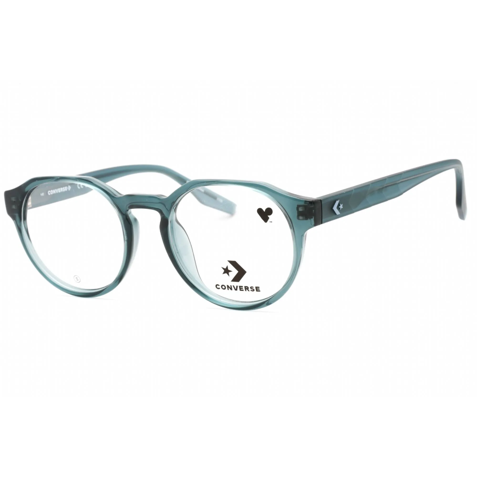 Converse Unisex Eyeglasses - Crystal Deep Sleep Round Full Rim Frame | CV5069 445