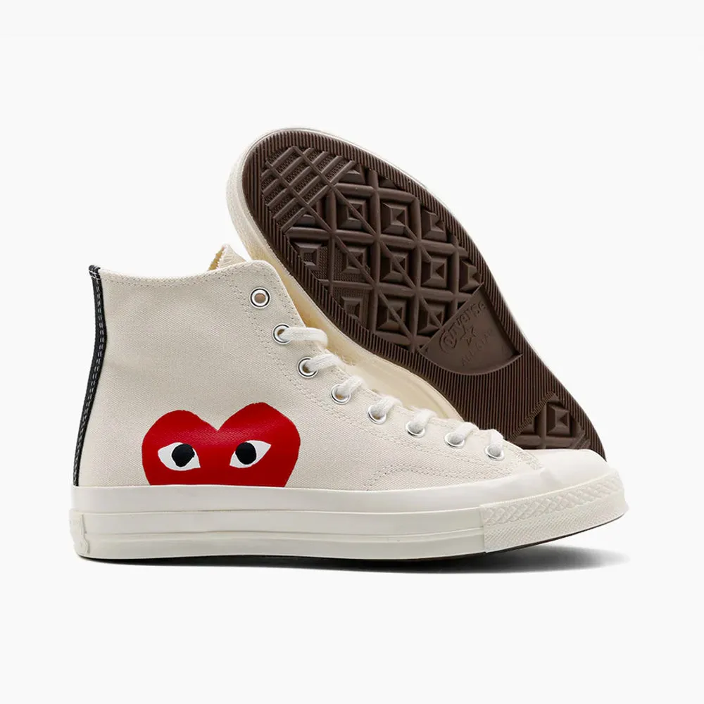 Converse x COMME des GARÇONS PLAY Chuck Taylor Hi / Beige