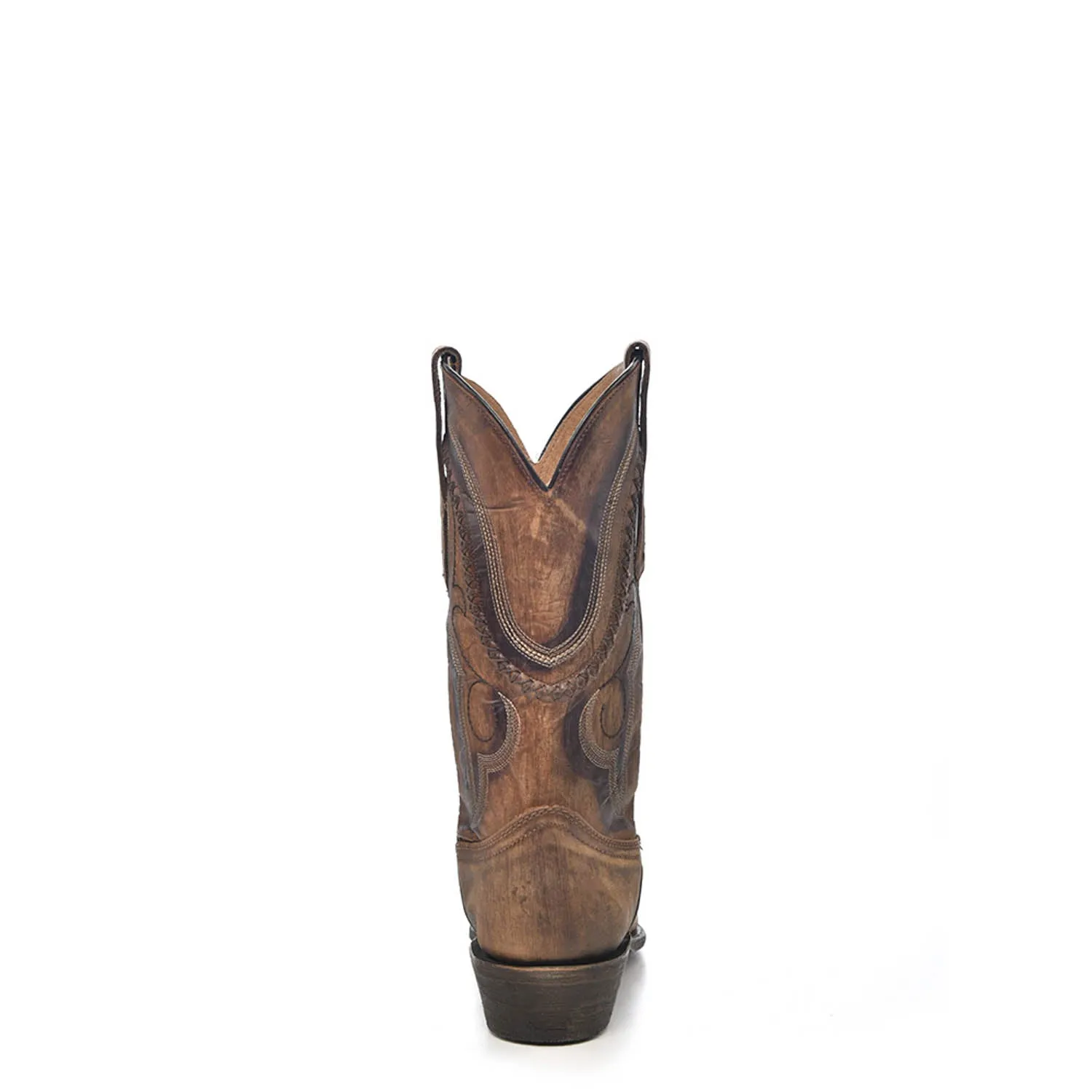 Corral Mens Gold Cowhide Leather Cowboy Boots