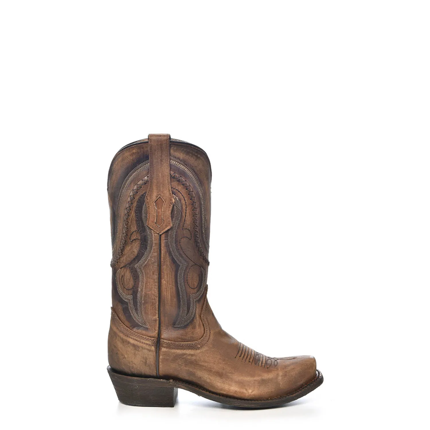 Corral Mens Gold Cowhide Leather Cowboy Boots