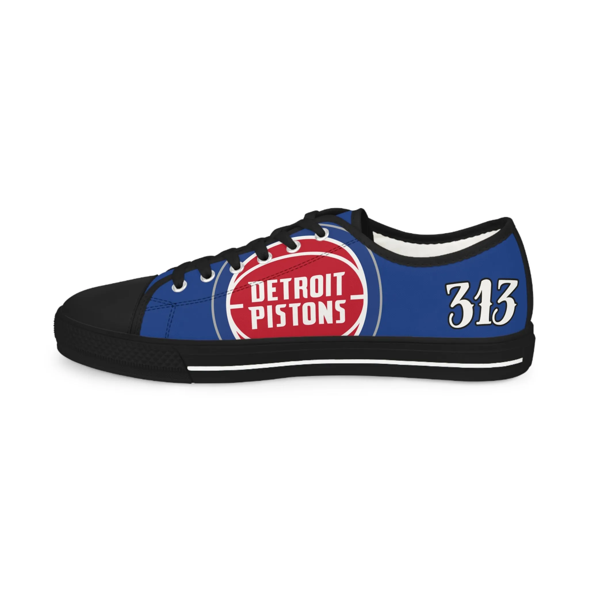 Detroit Pistons Men's Low Top Sneakers NBA Detroit