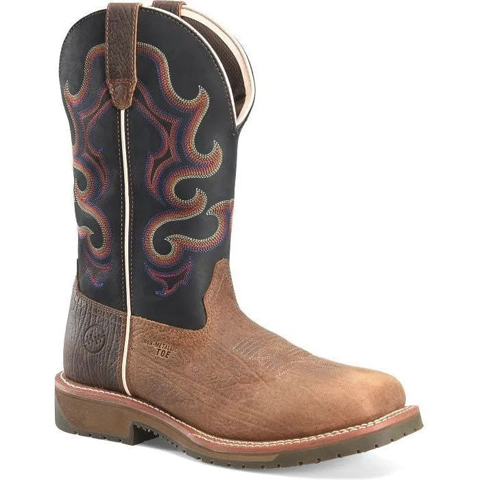 Double H Men's Belgrade 12" Comp Toe Western Work Boot -Brown- DH6140