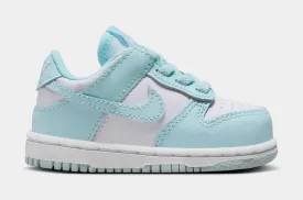 Dunk Low Infant Toddler Lifestyle Shoes (White/Glacier Blue)