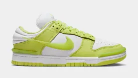 Dunk Low Womens Lifestyle Shoes (Light Lemon Twist/White)