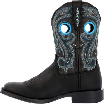 Durango Women's Westward 11" ST Western Work Boot -Midnight- DRD0447